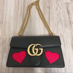 GUCCI MARMONT HEART ❤️ rare shoulder bag